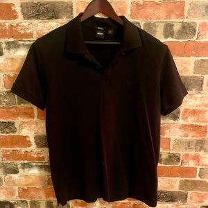Black Hugo Boss Polo Shirt XXL